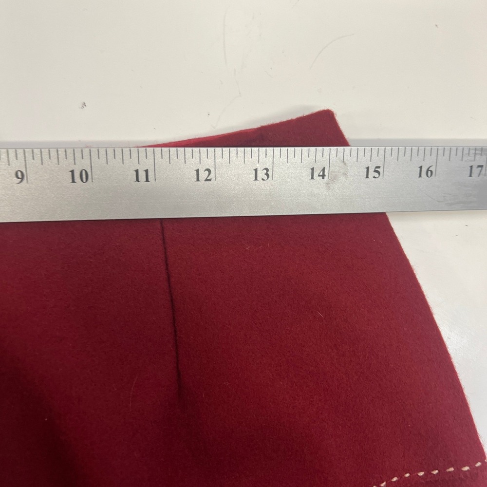 J Crew Burgundy Wool Nylon Blend Knee Length Skirt Pencil 6 - Picture 6 of 15